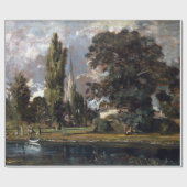 John Constable Salisbury Cathedral en Leadenhall Cadeaupapier (Vlak)