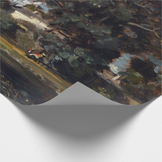 John Constable Salisbury Cathedral en Leadenhall Cadeaupapier (Hoek)