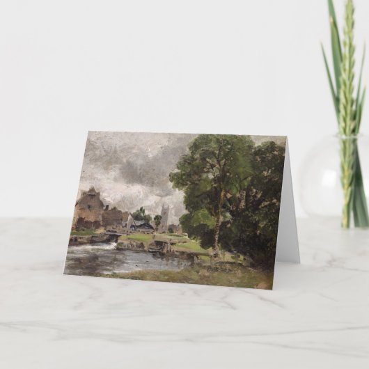 John Constable | Slot Dedham en Molen Kaart (Voorkant)