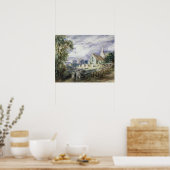 John Constable | Stoke Poges Church Poster (Keuken)