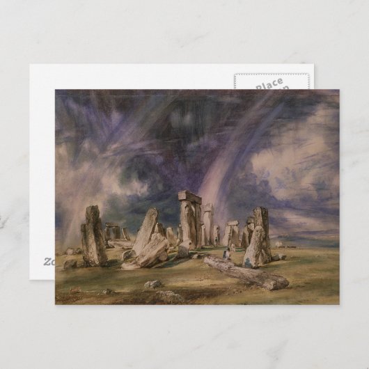 John Constable | Stonehenge, 1835 Briefkaart (Voorkant / Achterkant)