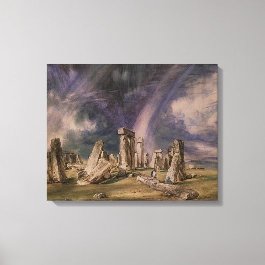 John Constable | Stonehenge, 1835 Canvas Afdruk (Voorkant)