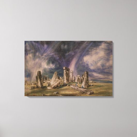 John Constable | Stonehenge, 1835 Canvas Afdruk (Voorkant)