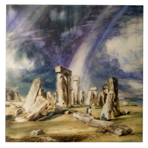 John Constable - Stonehenge Tegeltje