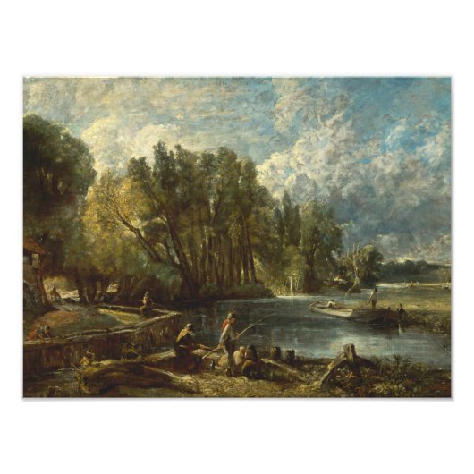 John Constable - Stratford Mill Foto Afdruk (Voorkant)