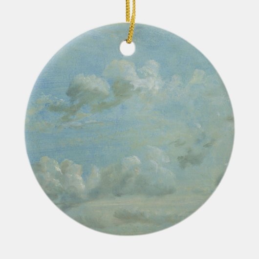 John Constable | Studie van Cumulus Clouds, 1822 ( Keramisch Ornament (Voorkant)