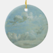 John Constable | Studie van Cumulus Clouds, 1822 ( Keramisch Ornament (Achterkant)