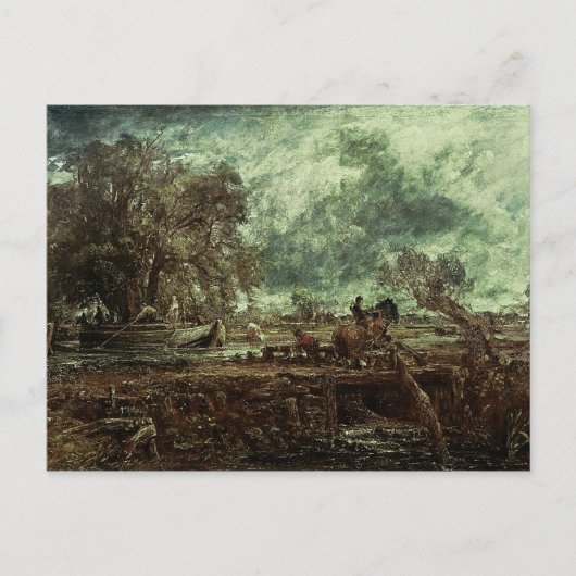 John Constable | Studie voor het leapingpaard, c.1 Briefkaart (Voorkant)