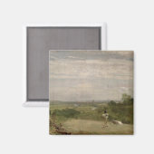 John Constable | Summer Morning: Dedham uit Langh Magneet (Voorkant / Achterkant)