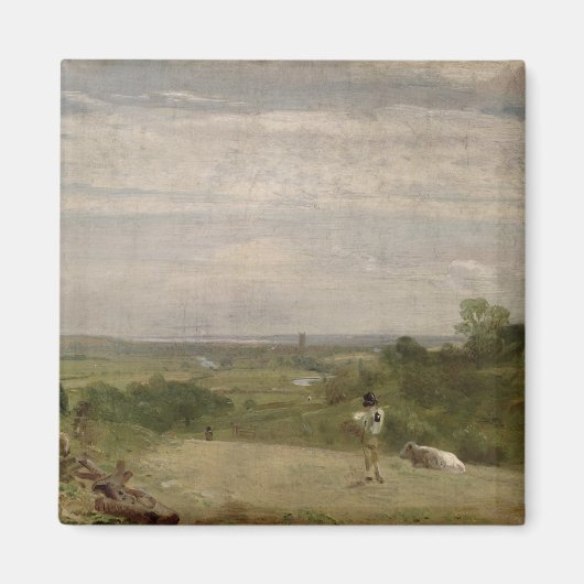 John Constable | Summer Morning: Dedham uit Langh Magneet (Voorkant)