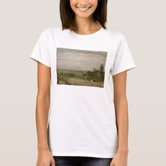 John Constable | Summer Morning: Dedham uit Langh T-shirt (Voorkant)