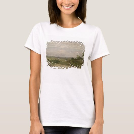 John Constable | Summer Morning: Dedham uit Langh T-shirt (Voorkant)