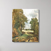 John Constable - The Cornfield Canvas Afdruk (Voorkant)