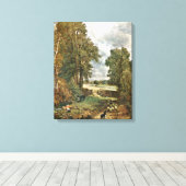 John Constable - The Cornfield Canvas Afdruk (Insitu (Houten vloer))
