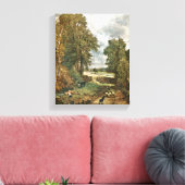 John Constable - The Cornfield Canvas Afdruk (Insitu (Woonkamer))