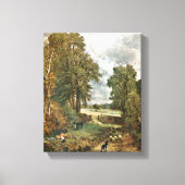 John Constable - The Cornfield Canvas Afdruk (Voorkant)