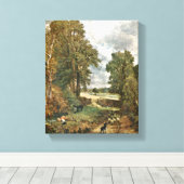 John Constable - The Cornfield Canvas Afdruk (Insitu (Houten vloer))
