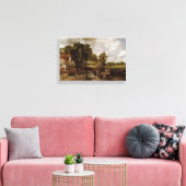 John Constable - The Hay Wain Canvas Afdruk (Insitu (Woonkamer))