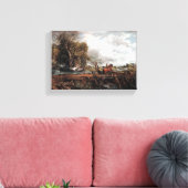 John Constable The Leaping Horse Canvas Afdruk (Insitu (Woonkamer))