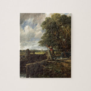 John Constable - The Lock - Landschap van het plat Legpuzzel