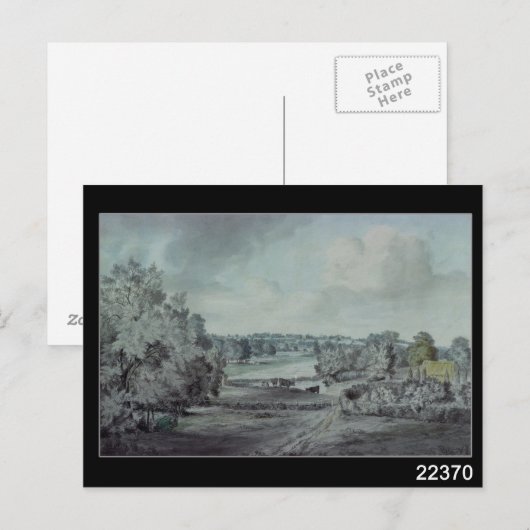 John Constable | The Valley of the Stour Briefkaart (Voorkant / Achterkant)