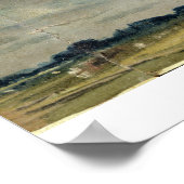 John Constable | Uitgebreid landschap met grijze C Poster (Hoek)