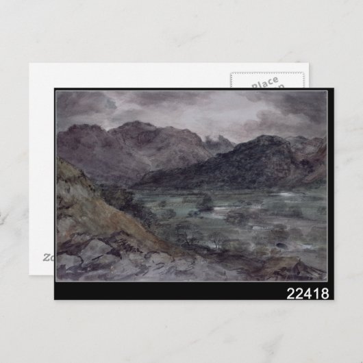 John Constable | Uitzicht op Borrowdale Briefkaart (Voorkant / Achterkant)