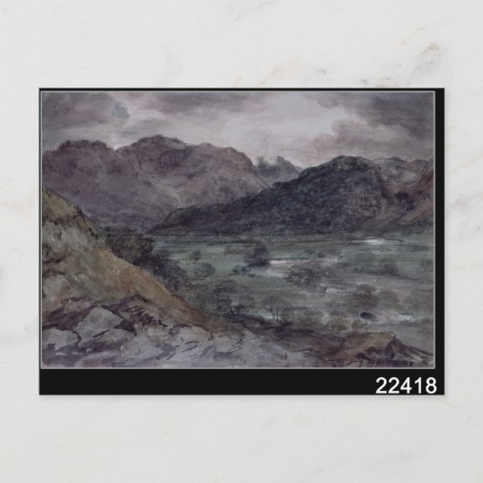 John Constable | Uitzicht op Borrowdale Briefkaart (Voorkant)