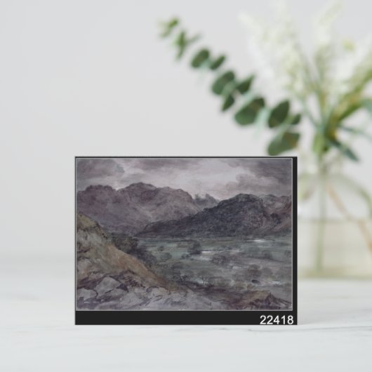 John Constable | Uitzicht op Borrowdale Briefkaart (Staand voorkant)