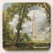John Constable | Uitzicht van de kathedraal van Sa Bier Onderzetter (Voorkant)