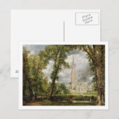 John Constable | Uitzicht van de kathedraal van Sa Briefkaart (Voorkant / Achterkant)