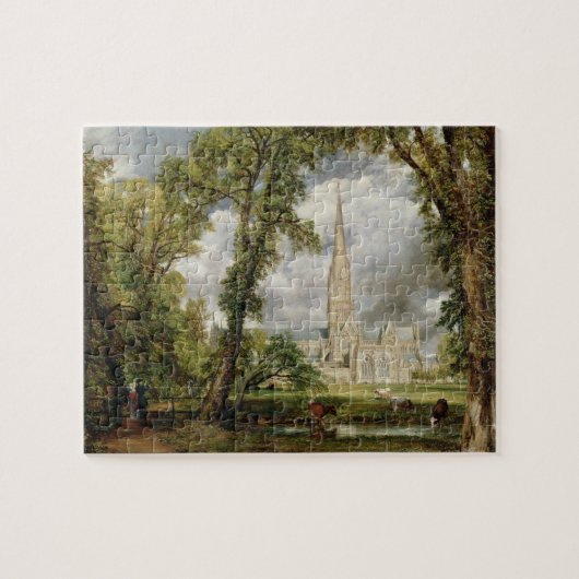 John Constable | Uitzicht van de kathedraal van Sa Legpuzzel (Horizontaal)
