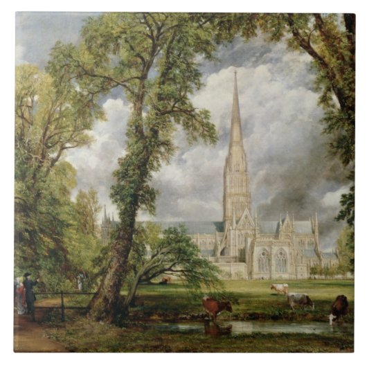 John Constable | Uitzicht van de kathedraal van Sa Tegeltje (Voorkant)