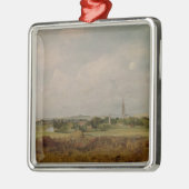 John Constable | Uitzicht van Salisbury Metalen Ornament (Links)