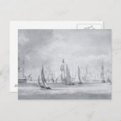 John Constable | Verzending in de Theems Briefkaart (Voorkant / Achterkant)