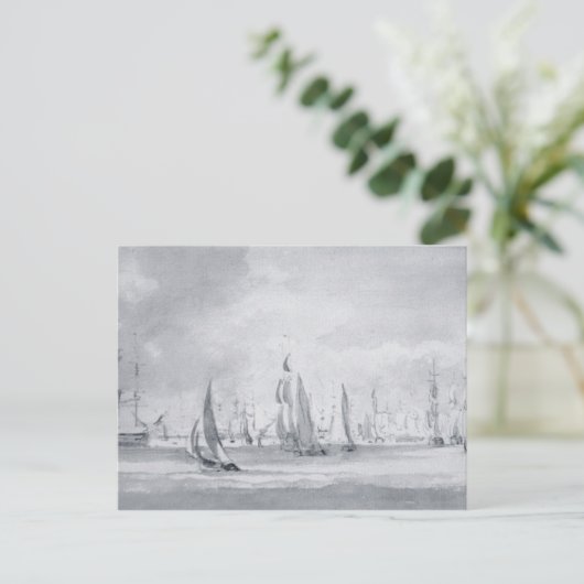 John Constable | Verzending in de Theems Briefkaart (Staand voorkant)