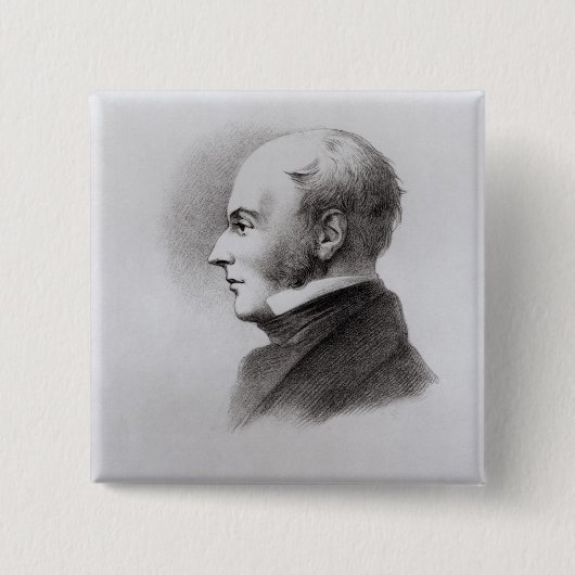 John Constable Vierkante Button 5,1 Cm (Voorkant)