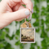 John Constable | Waterloorbrug van het boven White Sleutelhanger (Hand)