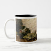 John Constable | Waterloorbrug van het boven White Tweekleurige Koffiemok (Links)