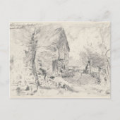 John Constable | Watermolen in Newbury (potlood) Briefkaart (Voorkant)