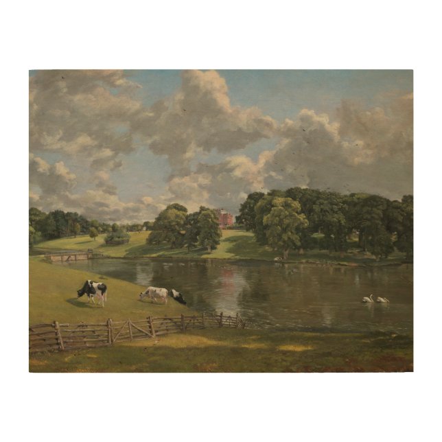 John Constable - Wivenhoe Park, Essex Hout Afdruk (Voorkant)