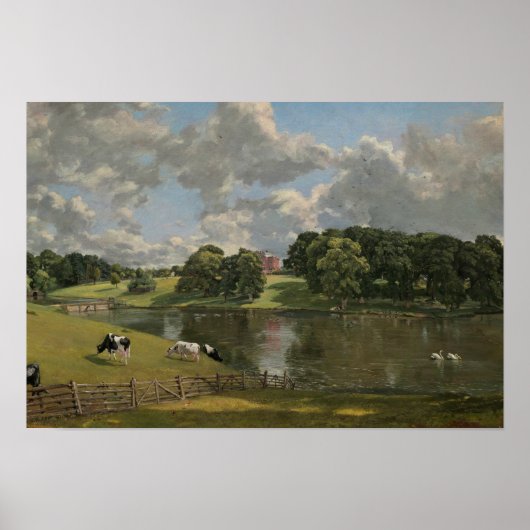 John Constable - Wivenhoe Park, Essex Poster (Voorkant)