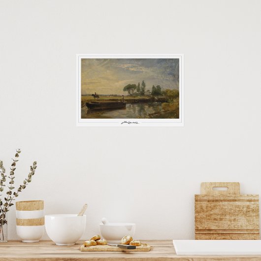 John Constable Zedign Art Poster #11 (Keuken)