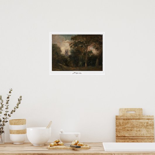 John Constable Zedign Art Poster #17 (Keuken)