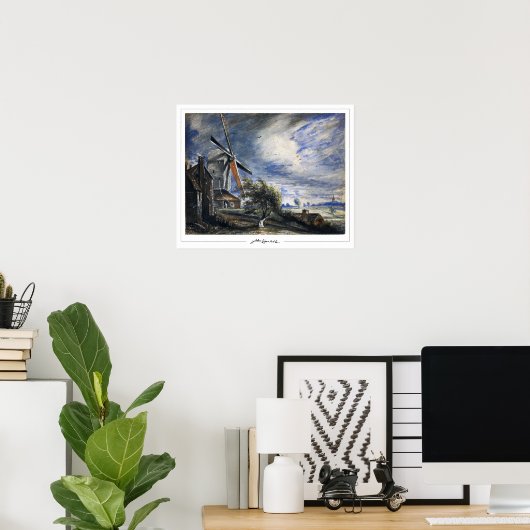 John Constable Zedign Art Poster #243-2 (Thuiskantoor)