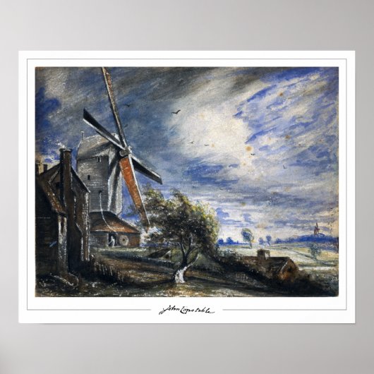 John Constable Zedign Art Poster #243-2 (Voorkant)