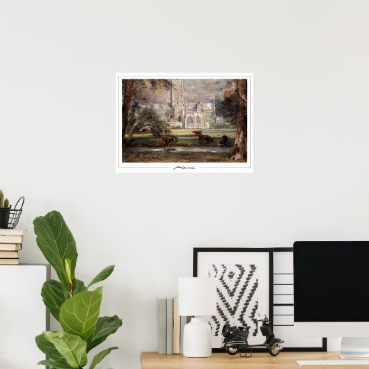 John Constable Zedign Art Poster #313-2 (Thuiskantoor)