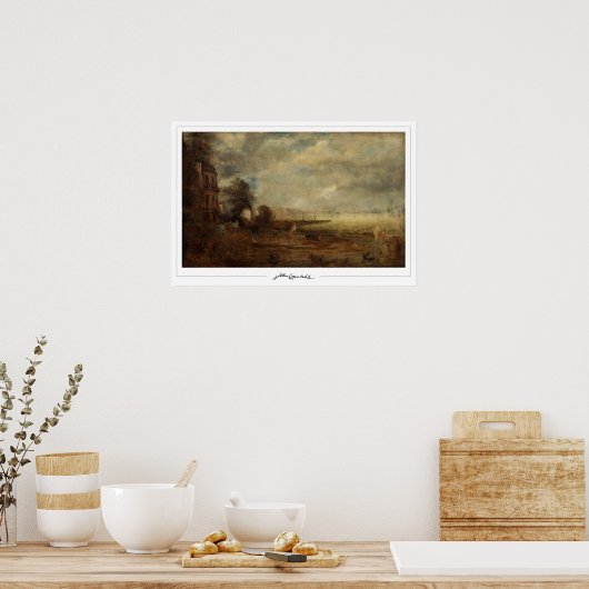 John Constable Zedign Art Poster #334-2 (Keuken)
