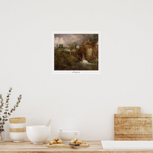 John Constable Zedign Art Poster #36 (Keuken)