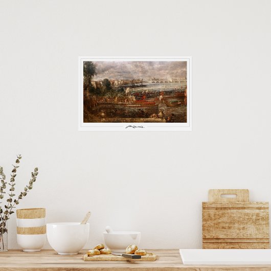 John Constable Zedign Art Poster #405 (Keuken)